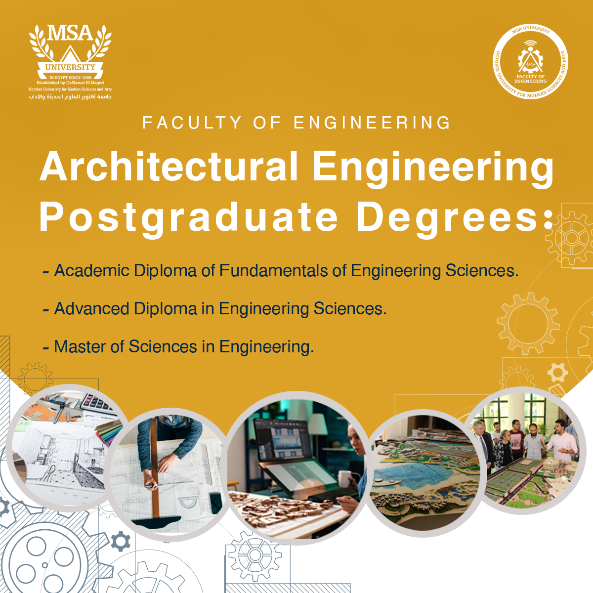 MSA University - Architectural Engineering Postgraduate Degrees