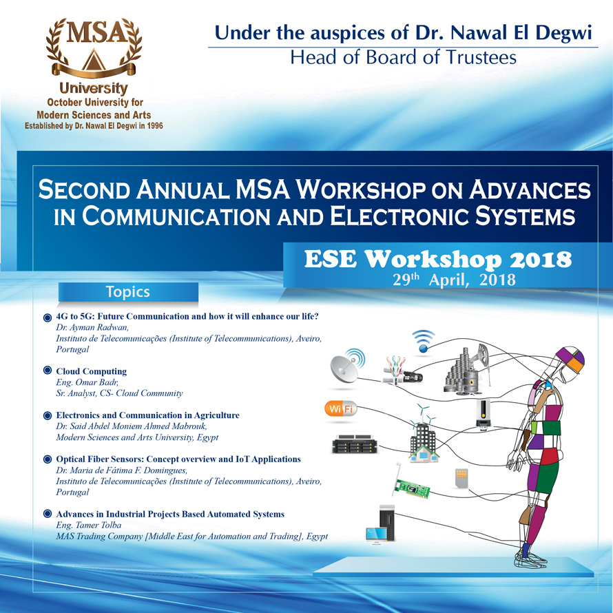 MSA University - Topics of the 2nd MSA International Workshop on Communications & Electronics