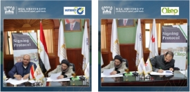 Cooperation Agreement Between The Faculty Of Engineering &amp; Oleo and Nutrivet Misr