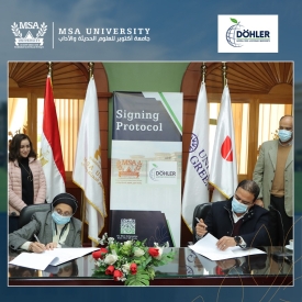 Cooperation agreement between the Faculty of Engineering &amp; German company Dohler-Egypt
