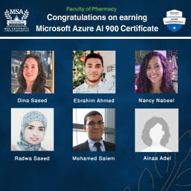 Microsoft Azure 900 AI certification - Faculty of Pharmacy