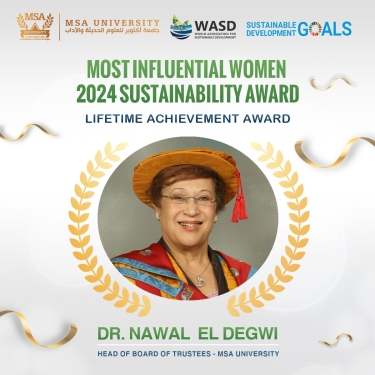 Dr. Nawal El Degwi - The Most Influential Women 2024 Sustainability Awards