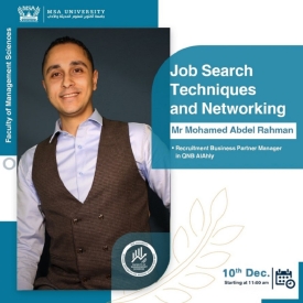 Job Searching Techniques and Networking Session