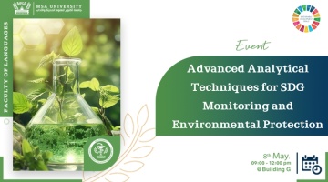 Advanced Analytical Techniques for SDG Monitoring and Environmental Protection