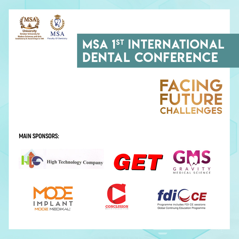 MSA University - 1st International Dental Conference Sponsors