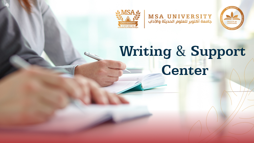 MSA University - Faculty of Languages - Writing Center