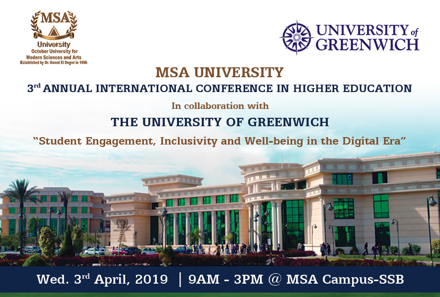 MSA's 3rd Annual International Conference In Higher Eduacation