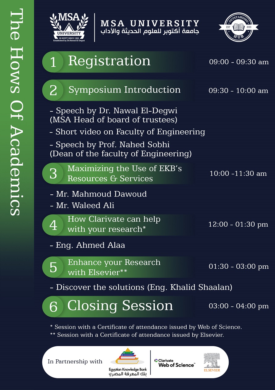 MSA University - Symposium Agenda