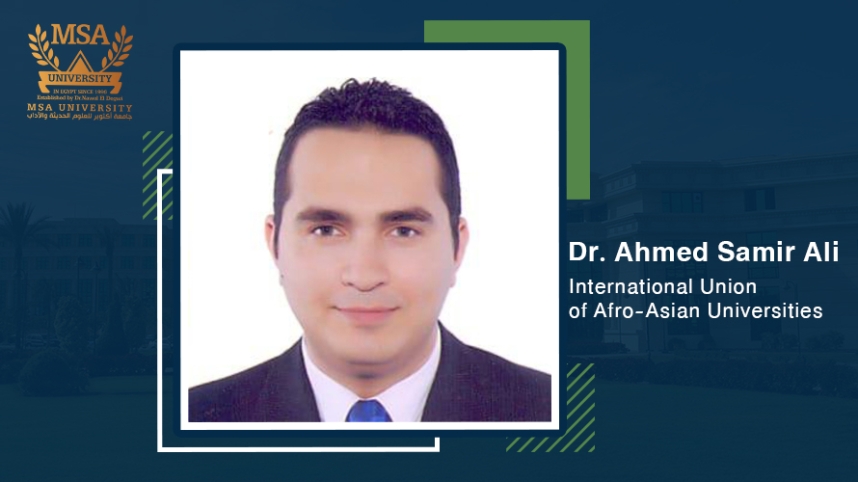 Congratulations Dr. Ahmed Samir Ali