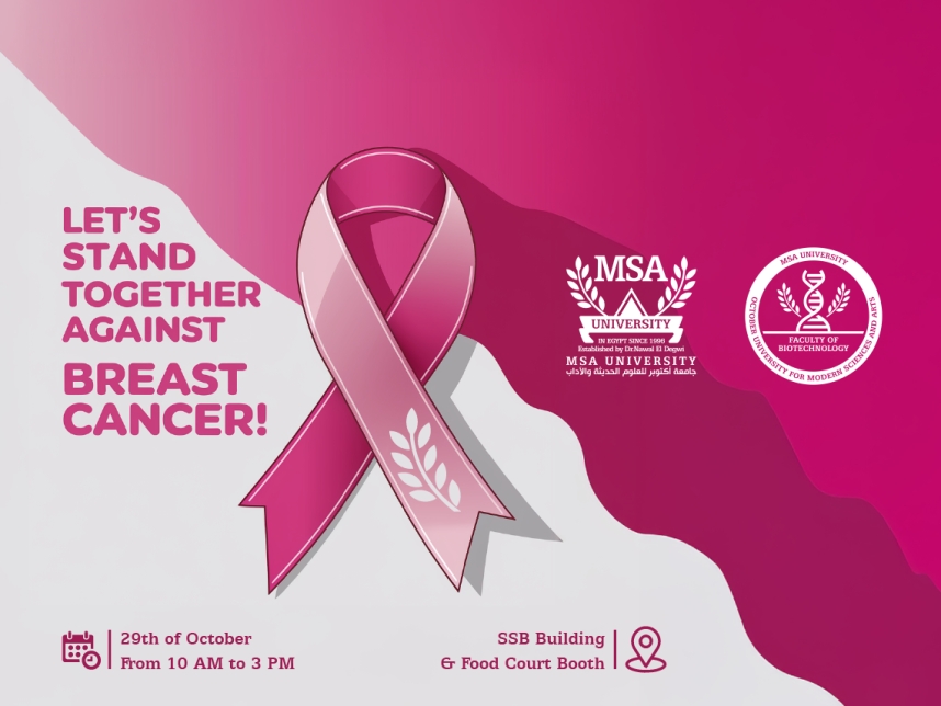 Join MSA’s Faculty of Biotechnology for Breast Cancer Awareness Day