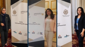 congratulations to Lecturer Assistants Amira Abdel Moneim, Yasmine Osama, and Shorouk Ashraf
