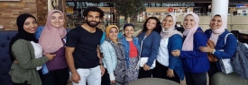 MSAians with Mohamed Salah in the UK