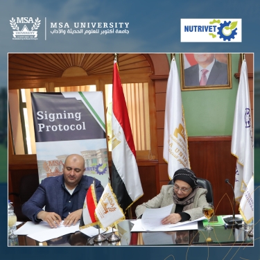 A cooperation agreement between the Faculty of Engineering & Nutrivet Misr