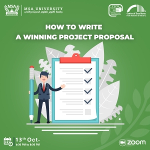 MSA’s Proposal Writing Session: Turn Your Ideas into Funded Projects