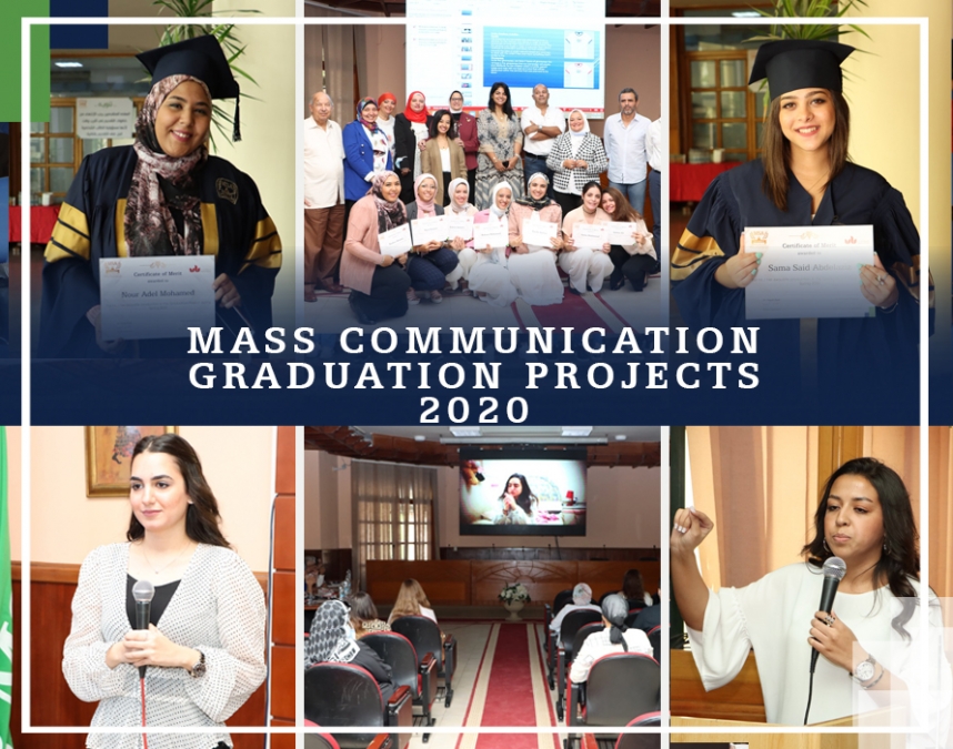 Mass Communication graduation projects Class 2020 MSA University