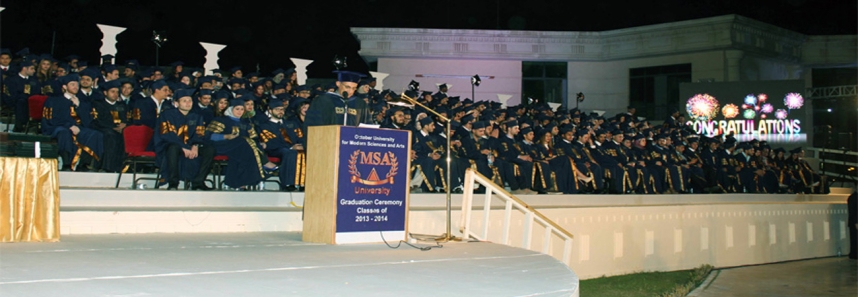 Glare and Glory of MSA 15th Class Graduation Ceremony Made the University's Worldwide Recognition a Reality