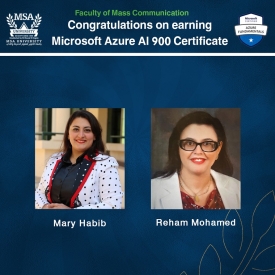 Microsoft Azure 900 AI certification - Faculty of Mass Communication