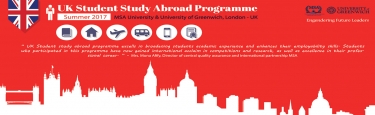 UK student study abroad programme Summer 2017