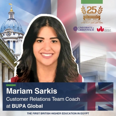 Mariam Sa Rage Alumni Testimonials – October University for Modern Sciences and Arts