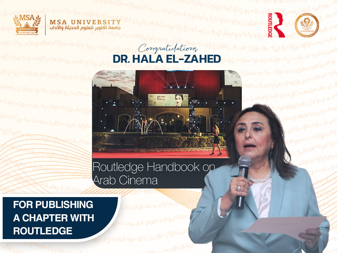 Dr Hala El Zahed Showcases Egyptian Cinema Globally through Routledge Publication