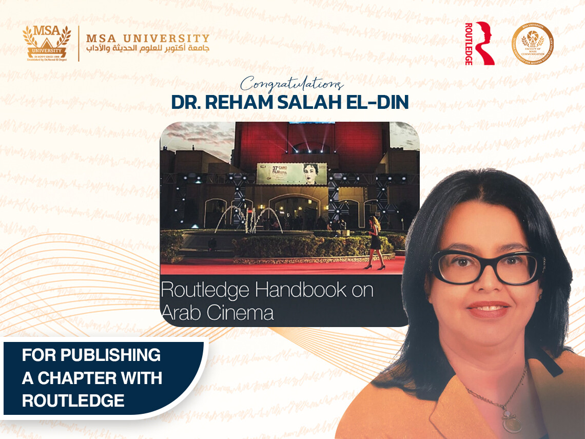 Dr Reham Salah El Din Explores the Evolution of Egyptian Cinema with Routledge