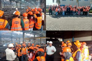 Field Visit to Zamil Steel Enhances Students’ Practical Insight into Steel Manufacturing