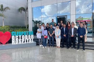The Faculty Of Physical Therapy Students On A Field Trip to Cleopatra October Hospital