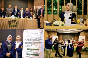 Faculty of Management Sciences Honors Eman Hassan Rajab on Earning Her MSc Degree