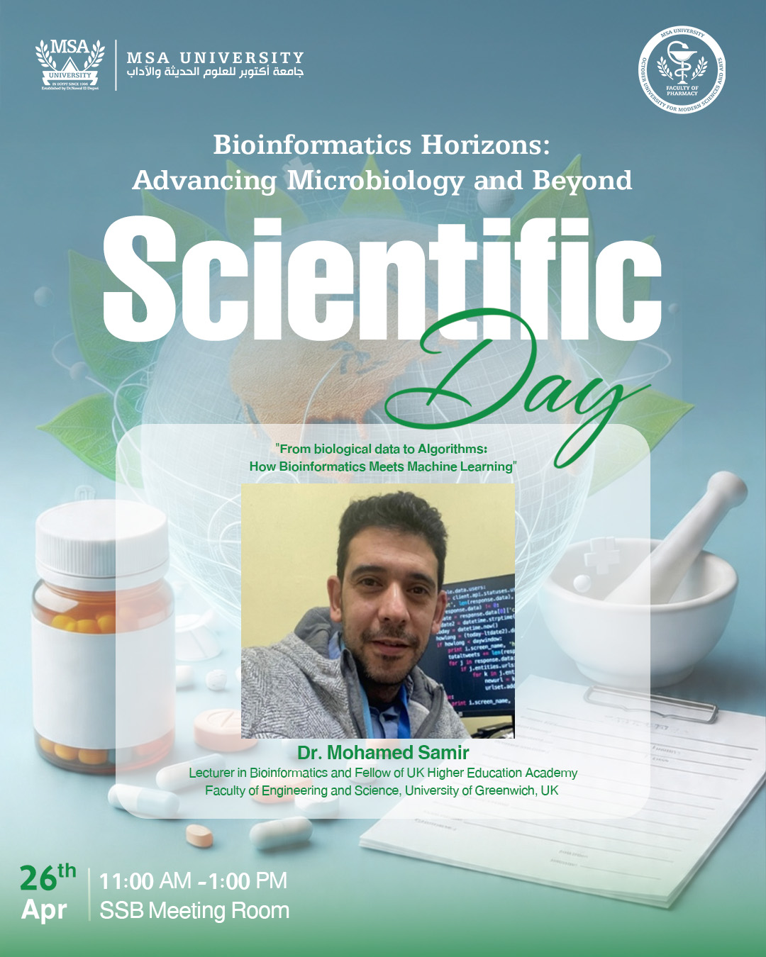 Scientific day pharma Speaker 1