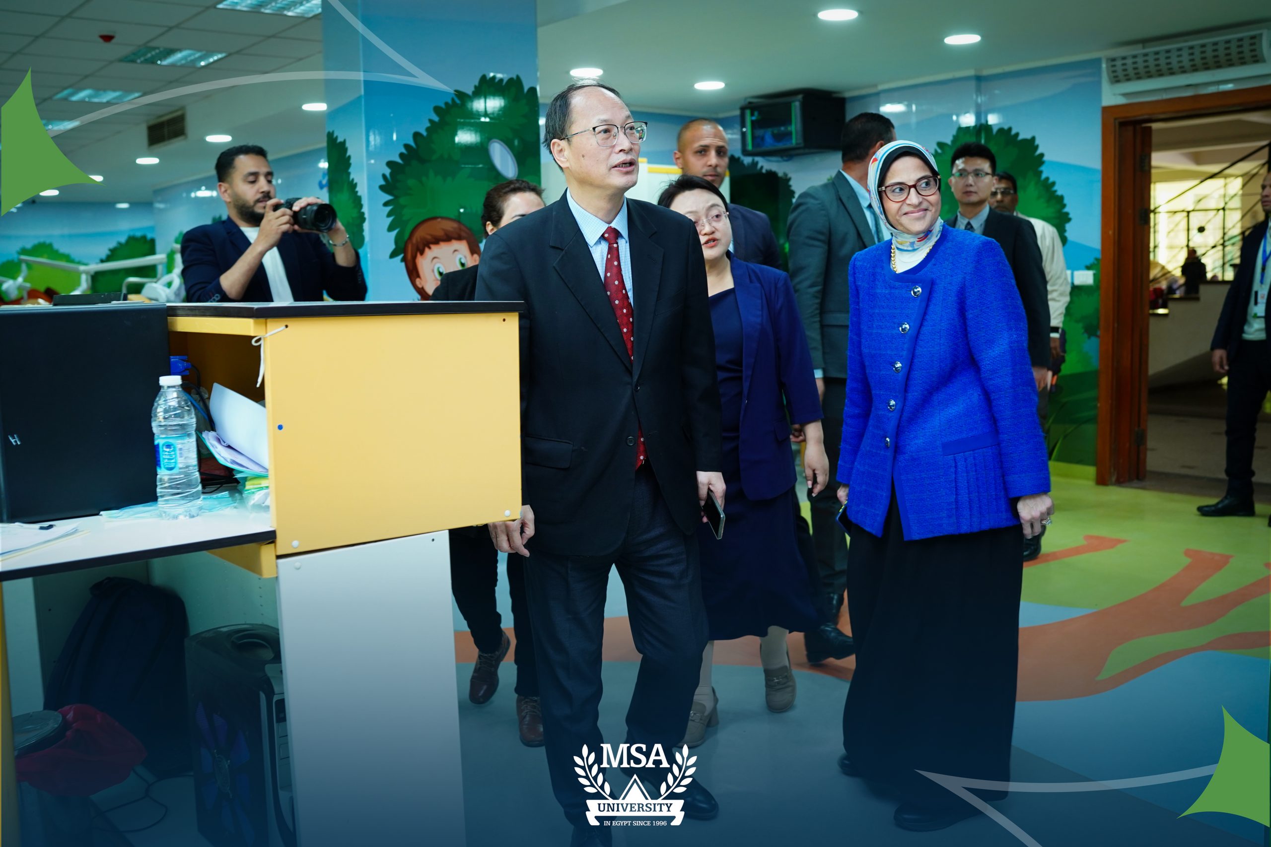 Snippets from the visit of the chinese emassadors to MSA University Campus (1)