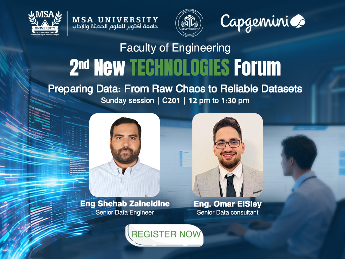 MSA x Capgemini โ 2nd New Technologies Forum: Data & AI Tech Series