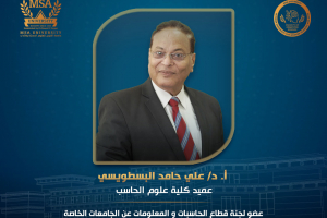 Dr. Ali Hamed El Bastaweesy – Computer Science and Information Sector Committee.
