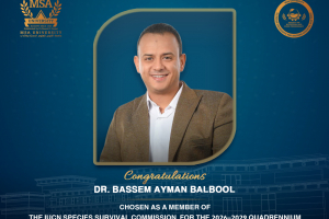 Faculty of Nutrition and Food Technology Congratulates Dr. Bassem Ayman Balbool on International Appointment