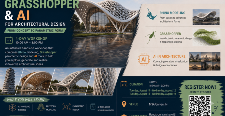 MSA Creativity Club Opens Registration for Rhino, Grasshopper & AI Workshop