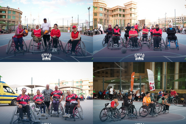 MSA Hosts Camp for Egypt’s Men’s and Women’s Wheelchair Basketball Teams