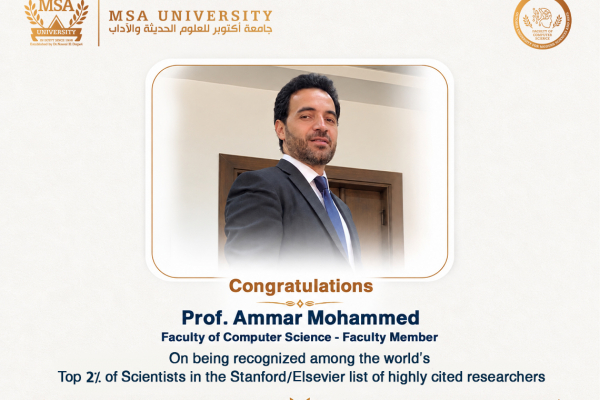 Prof. Ammar Mohammed Recognized Among the World’s Top 2% of Scientists